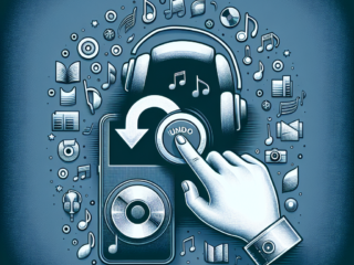 "Step-by-step guide to recover accidentally deleted iTunes playlists on a computer, illustrated with a screenshot of iTunes interface and recovery options."