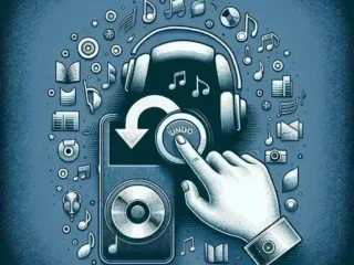 "Step-by-step guide to recover accidentally deleted iTunes playlists on a computer, illustrated with a screenshot of iTunes interface and recovery options."