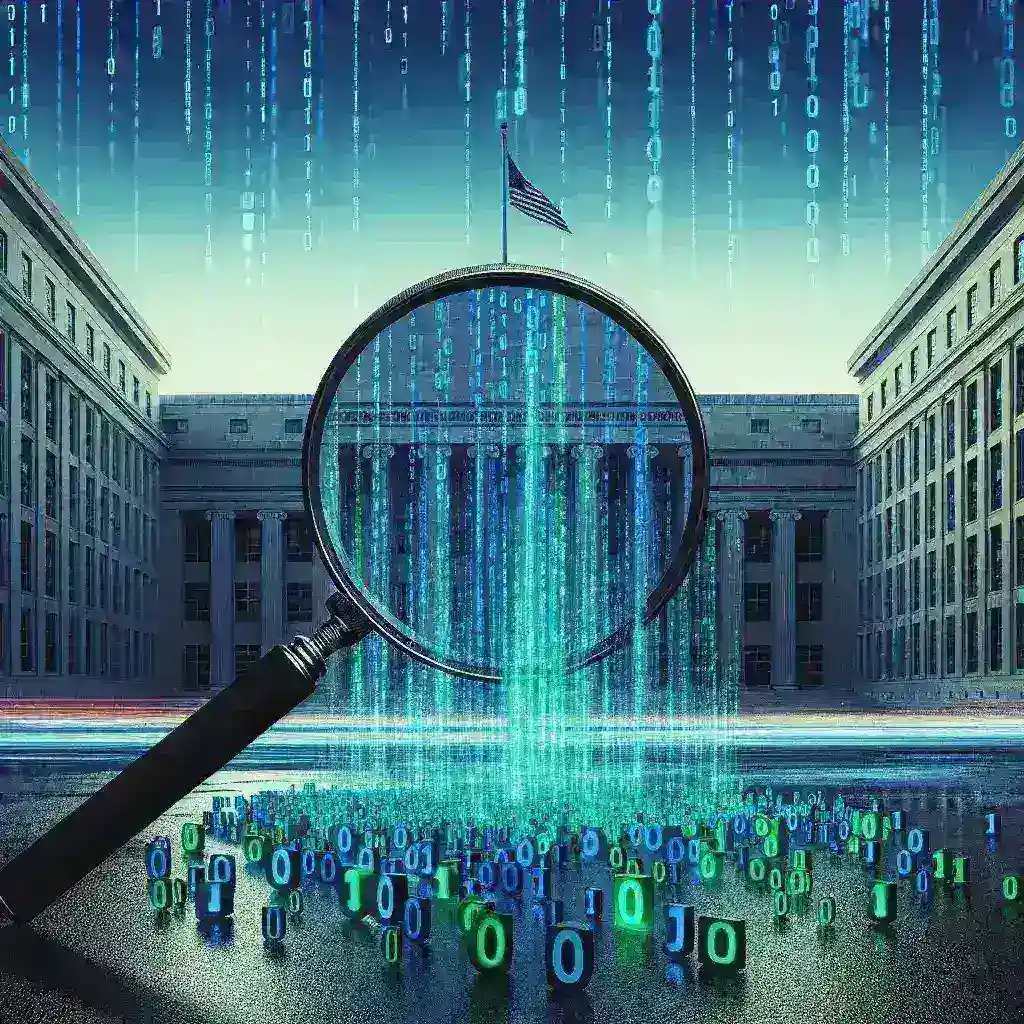 "U.S. Department of Justice conducting investigation into data broker practices, highlighting legal scrutiny on data privacy and consumer protection."