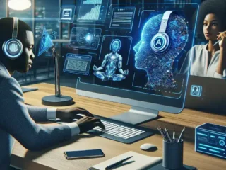 "Microsoft Office interface showcasing advanced AI writing tools integration, highlighting innovative productivity features for users."